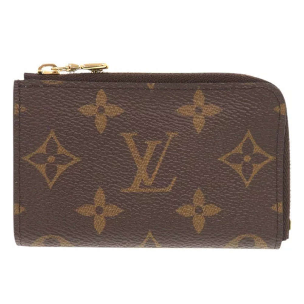 Louis Vuitton Portefeuille Noir Black Monogram Blue Olympe coin case Wallet LV
